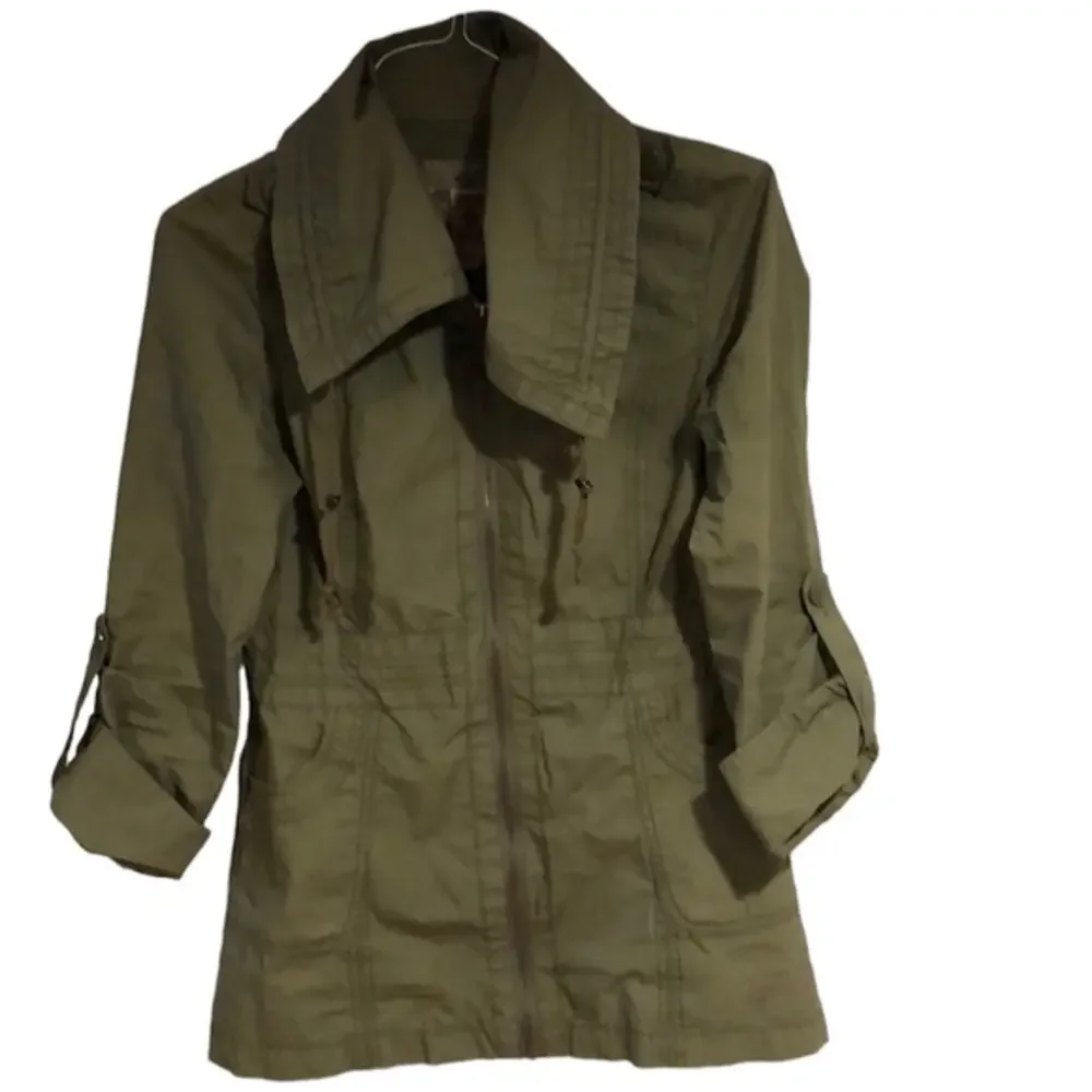 Army Military Green Utility Jacket by‎ Decree Size  (S)